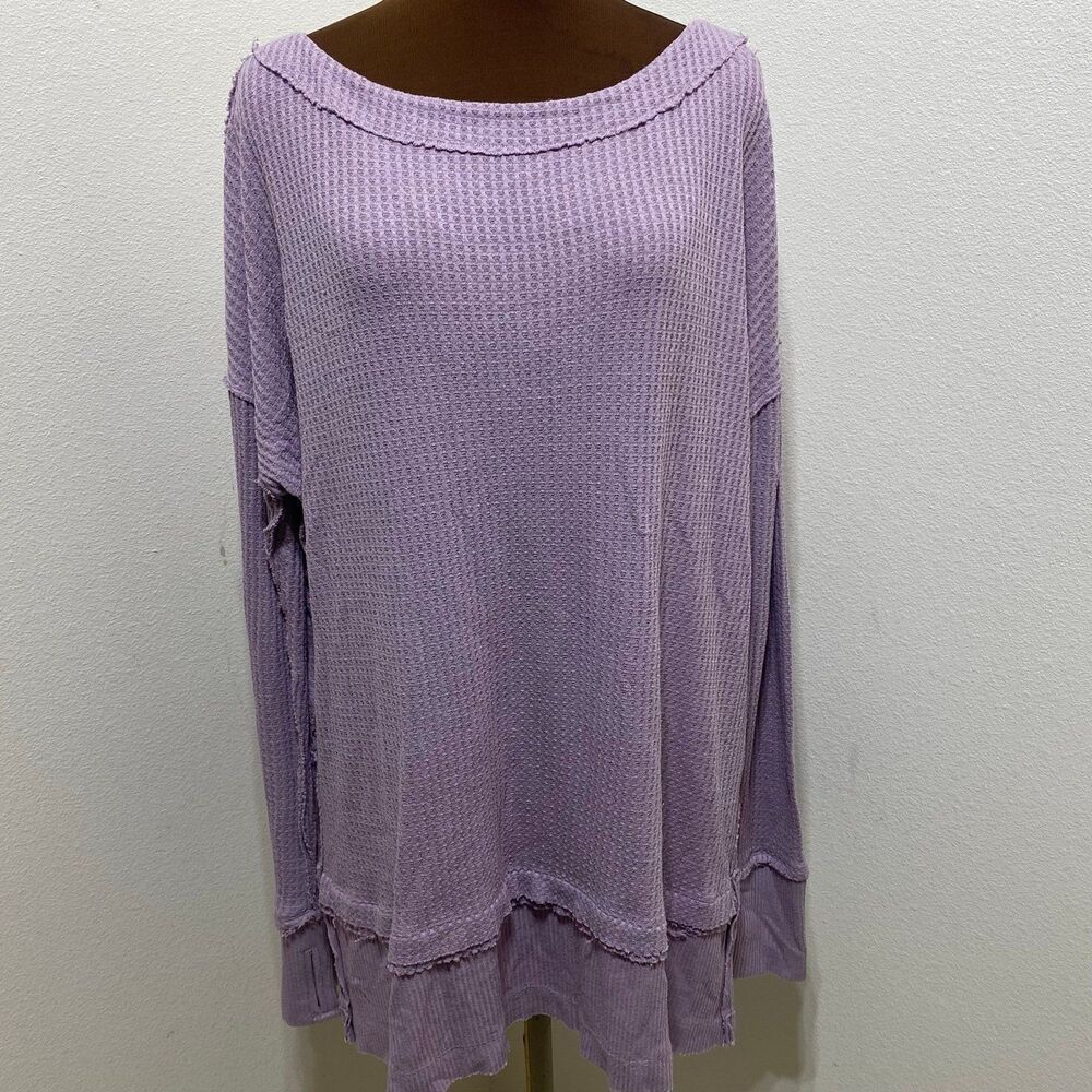 Free People North Shore Thermal Prairie Lilac Size Large